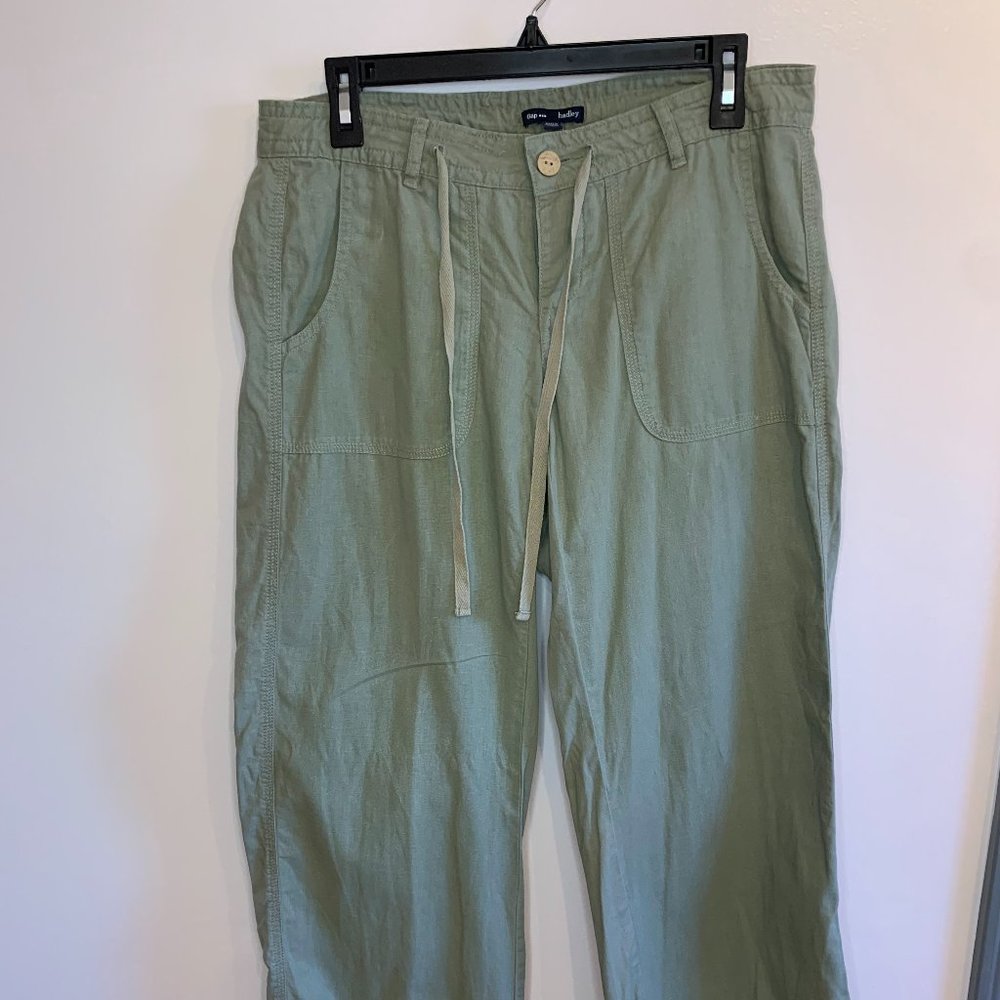Gap Hadley Olive Green Low Rise Pants